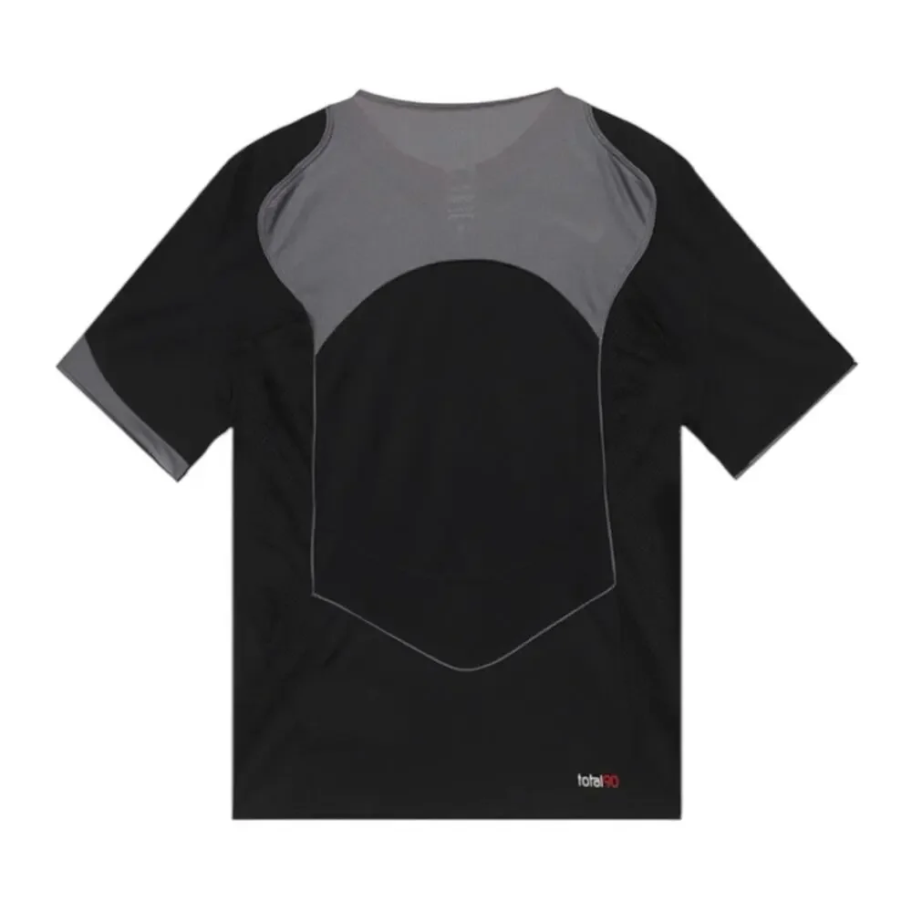 Mens Size L Nike Soccer Jersey 90 Dri-FIT Gym Training Black Gray HV1178-010